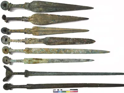 The researchers examined eight Iranian swords in their study.