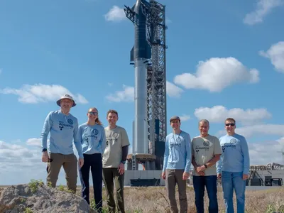 The BYU research team at Boca Chica Beach, Texas.