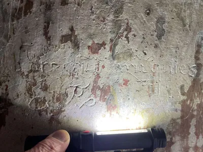 Over the past two years, roughly 20 wall engravings and 100 burn marks have been found at the historic residence.