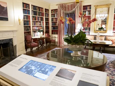 Each room on the tour now has a &quot;reader rail&quot; that provides historical information and context.