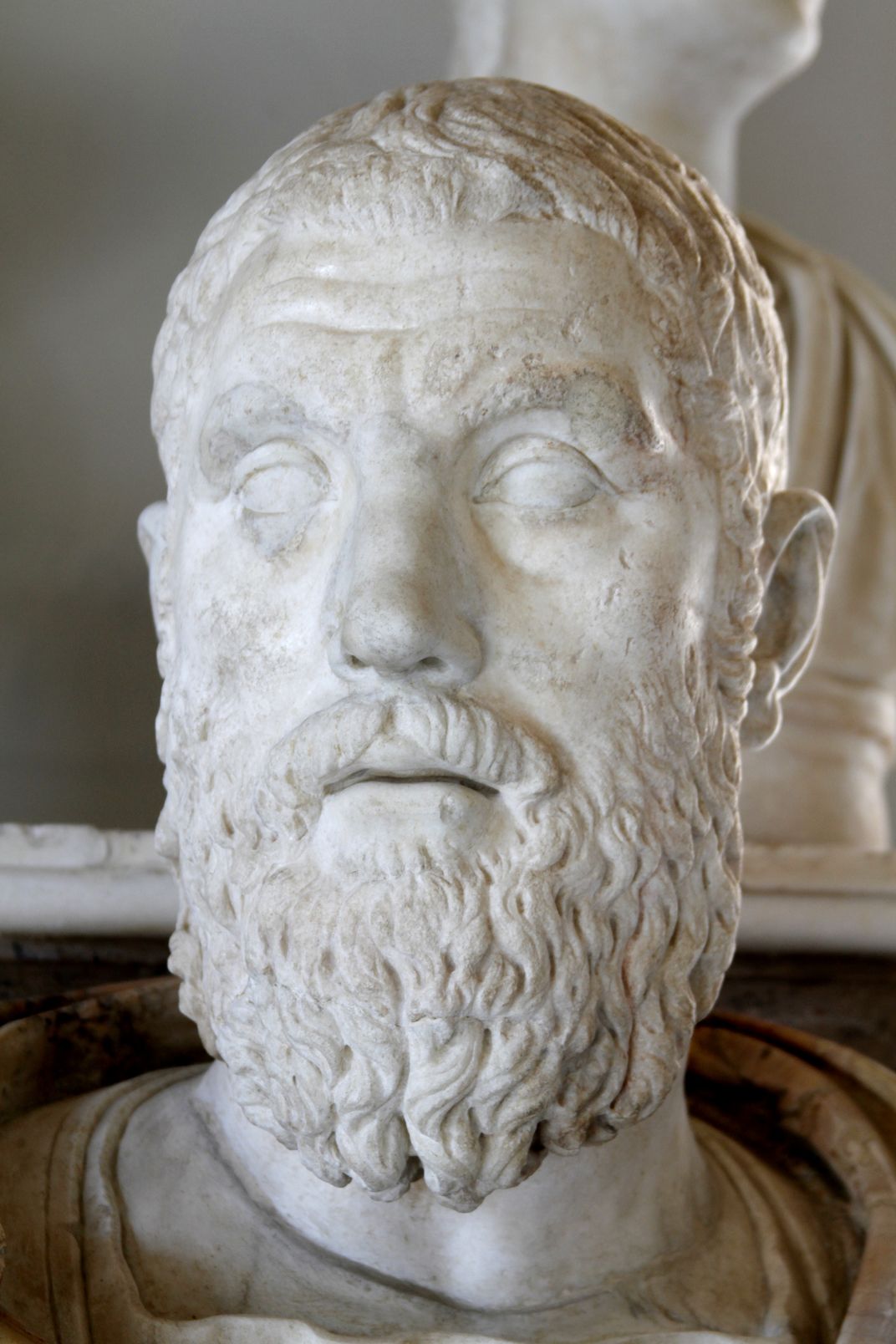 A bust of Macrinus