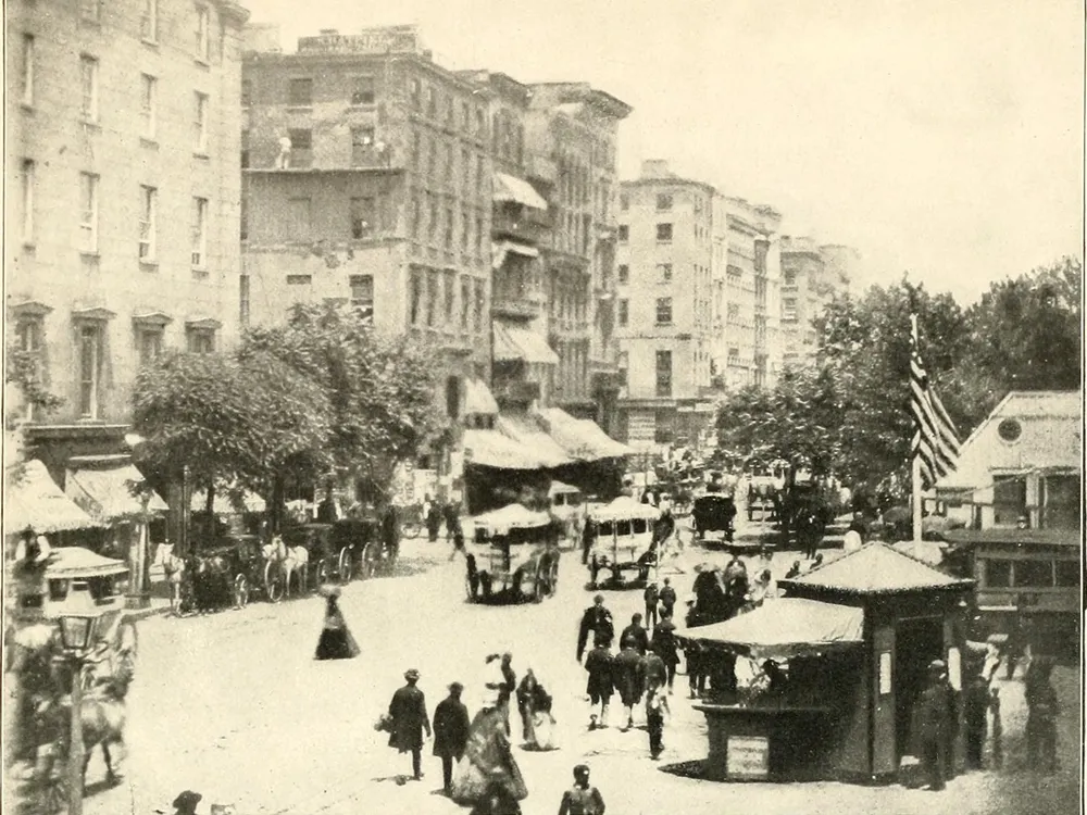 Broadway, New York City in 1861