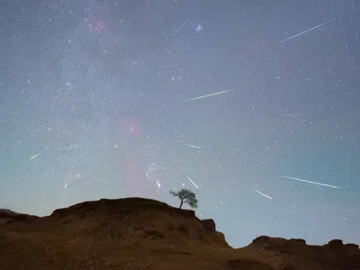 The Orionids will be visible from both hemispheres, but they may be somewhat obscured by light from the moon.