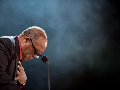 Quincy Jones at an awards ceremony in 2014