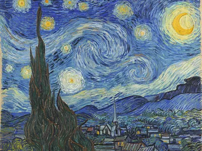 The Starry Night, Vincent van Gogh, 1889