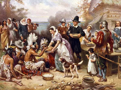 Today&rsquo;s traditional Thanksgiving dinner includes turkey, stuffing and mashed potatoes. However, the very first Thanksgiving most likely included wildfowl, corn, porridge and venison.