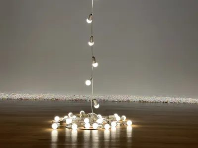 A view of the exhibition &quot;Felix Gonzalez-Torres: Always to Return&quot; at the National Portrait Gallery