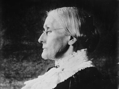 American civil rights leader Susan B. Anthony